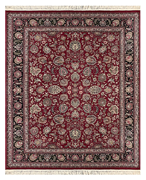27963- Chobi Ziegler Hand-knotted/Handmade Indian Rug/Carpet Traditional Authentic/Size: 10'0" x 8'1"/305cm x 246cm