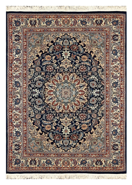 27962- Isfahan Persian Hand-Knotted Authentic/Traditional Carpet/Rug/ Size: 8'0" x 5'9"/255cm x 175cm