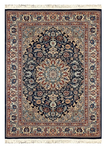 27962- Isfahan Persian Hand-Knotted Authentic/Traditional Carpet/Rug/ Size: 8'0" x 5'9"/255cm x 175cm
