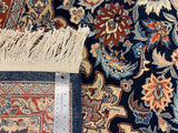 27962- Isfahan Persian Hand-Knotted Authentic/Traditional Carpet/Rug/ Size: 8'0" x 5'9"/255cm x 175cm