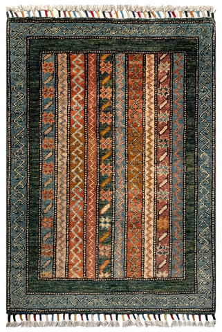 26167 -  Hand-knotted Contemporary Chobi Ziegler /Modern Carpet/Rug / Size: 3'1" x 2'0"/94cm x 61cm
