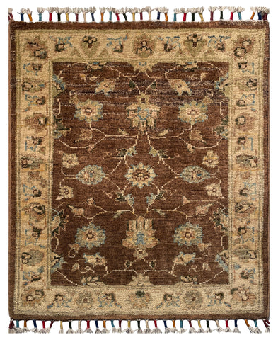 26293-Chobi Ziegler Hand-Knotted/Handmade Afghan Rug/Carpet Modern Authentic/Size: 2'5" x 2'0"