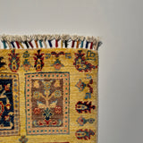 26166 -  Hand-knotted Contemporary Chobi Ziegler /Modern Carpet/Rug / Size: 3'3" x 1'6"