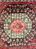 26486-Chobi Ziegler Hand-Knotted/Handmade Afghan Rug/Carpet Modern Authentic/Size: 2'8" x 1'8"