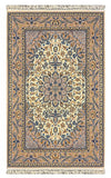 27545- Isfahan Persian Hand-Knotted Authentic/Traditional Carpet/Rug/ Size: 5'10" x 3'6"/178cm x 107cm