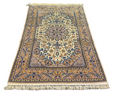 27545- Isfahan Persian Hand-Knotted Authentic/Traditional Carpet/Rug/ Size: 5'10" x 3'6"/178cm x 107cm