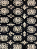 27592-Bokhara Hand-Knotted/Handmade Pakistani Rug/Carpet Tribal/Nomadic Authentic/ Size: 8'2" x 5'7"/249 cm × 170 cm