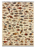 27907- Royal Chobi Ziegler Afghan Hand-Knotted Contemporary/Traditional/Size:  8'0" x 5'6"/244cmx 168cm