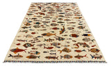 27907- Royal Chobi Ziegler Afghan Hand-Knotted Contemporary/Traditional/Size:  8'0" x 5'6"/244cmx 168cm