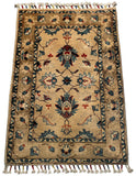 26511-Chobi Ziegler Hand-Knotted/Handmade Afghan Rug/Carpet Modern Authentic/Size: 2'9" x 2'0"