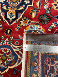27486-Kashan Hand-Knotted/Handmade Persian Rug/Carpet Traditional/Authentic/Size:  9'5" x 6'6" /287cm x 198cm