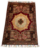 26286-Chobi Ziegler Hand-Knotted/Handmade Afghan Rug/Carpet Modern Authentic/Size: 3'0" x 2'0"
