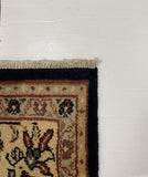 27353-Hamadan Hand-Knotted/Handmade Persian Rug/Carpet Tribal/Nomadic Authentic/ Size: 8'8" x 5'5"/263cm x 164cm