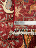 27821-Chobi Ziegler Handmade/Hand-knotted Afghan Rug/Carpet Tribal/Nomadic Authentic/ Size: 5'10" x 4'0" / 178cm x 122cm