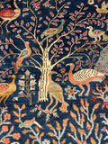 27822-Chobi Ziegler Handmade/Hand-knotted Afghan Rug/Carpet Tribal/Nomadic Authentic/ Size: 5'8" x 4'1" / 173cm x 124cm