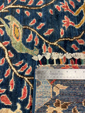 27822-Chobi Ziegler Handmade/Hand-knotted Afghan Rug/Carpet Tribal/Nomadic Authentic/ Size: 5'8" x 4'1" / 173cm x 124cm