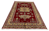 27569-Bokhara Hand-Knotted/Handmade Pakistani Rug/Carpet Tribal/Nomadic Authentic/ Size: 8'5" x 5'1"/257 cm × 155cm