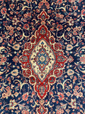 27352-Hamadan Hand-Knotted/Handmade Persian Rug/Carpet Tribal/Nomadic Authentic/ Size: 7'10" x 4'7"/240cm x 140cm