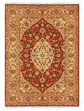 27243-Kashan Hand-Knotted/Handmade Persian Rug/Carpet Traditional/Authentic/Size: 6'8" x 4'9" /204cm x 146cm