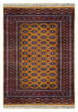 27509-Kazak Hand-Knotted/Handmade Afghan Rug/Carpet Tribal/Nomadic Authentic/ Size: 9'3" x 6'2"/282cm x 188cm