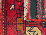 26455 - Khal Mohammad Afghan Hand-Knotted Authentic/Traditional/Rug/Size: 1'8" x 1'4"