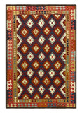 27549 - Kelim Hand-Woven/Flat-Weaved/Afghan Kelim/Carpet Modern/Nomadic Authentic/Size:  9'9" x 6'8"/297cm × 203cm