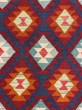 27549 - Kelim Hand-Woven/Flat-Weaved/Afghan Kelim/Carpet Modern/Nomadic Authentic/Size:  9'9" x 6'8"/297cm × 203cm