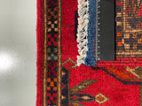 26373- Khal Mohammad Afghan Hand-Knotted Authentic/Traditional/Rug/Size: 2'0" x 1'2"