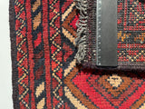 26374- Khal Mohammad Afghan Hand-Knotted Authentic/Traditional/Rug/Size: 2'0" x 1'4"