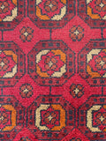26471- Khal Mohammad Afghan Hand-Knotted Authentic/Traditional/Rug/Size: 2'1" x 1'3"