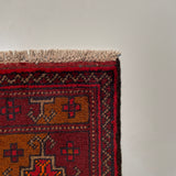 26422 - Khal Mohammad Afghan Hand-Knotted Authentic/Traditional/Rug/Size: 2'0" x 1'3"