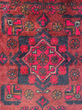 26600- Khal Mohammad Afghan Hand-Knotted Authentic/Traditional/Rug/Size: 2'0" x 1'3"