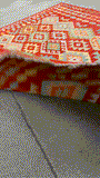 27773 - Kelim Hand-Woven/Flat-Weaved/Afghan Kelim/Carpet Modren/Nomadic Authentic/Size: 9'11" x 6'9"/302cm × 205cm