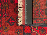 26600- Khal Mohammad Afghan Hand-Knotted Authentic/Traditional/Rug/Size: 2'0" x 1'3"