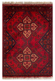 26595 - Khal Mohammad Afghan Hand-Knotted Authentic/Traditional/Rug/Size: 2'0" x 1'3"