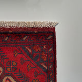 26595 - Khal Mohammad Afghan Hand-Knotted Authentic/Traditional/Rug/Size: 2'0" x 1'3"