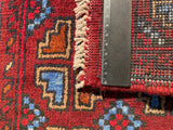 26384- Khal Mohammad Afghan Hand-Knotted Authentic/Traditional/Rug/Size: 2'0" x 1'3"