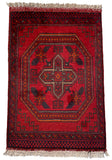 26212 - Khal Mohammad Afghan Hand-Knotted Authentic/Traditional/Rug/Size: 1'9" x 1'3"