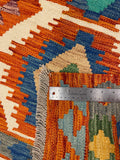 27768 - Kelim Hand-Woven/Flat-Weaved/Afghan Kelim/Carpet Modren/Nomadic Authentic/Size: 6'0" x 4'1"/183 cm x 124cm