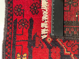 26466 - Khal Mohammad Afghan Hand-Knotted Authentic/Traditional/Rug/Size: 1'9" x 1'4"