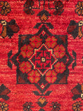 26408- Khal Mohammad Afghan Hand-Knotted Authentic/Traditional/Rug/Size: 2'0" x 1'3"