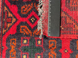26461 - Khal Mohammad Afghan Hand-Knotted Authentic/Traditional/Rug/Size: 1'9" x 1'3"