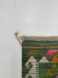 27643 - Kelim Hand-Woven/Flat-Weaved/Afghan Kelim/Carpet Modern/Nomadic Authentic/Size: 5'8" x 3'8"/173cm × 112cm