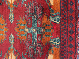 26220 - Khal Mohammad Afghan Hand-Knotted Authentic/Traditional/Rug/Size: 1'9" x 1'3"