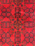 27584- Khal Mohammad Hand-Knotted/Handmade Afghan Rug/Carpet/Traditional/Authentic/Size: 7'6" x 5'8"/229cm x 173cm