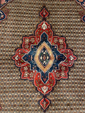 27360-Hamadan Hand-Knotted/Handmade Persian Rug/Carpet Tribal/Nomadic Authentic/ Size: 8'2" x 5'2"/250cm x 157cm