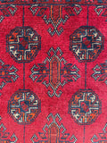 26353- Khal Mohammad Afghan Hand-Knotted Authentic/Traditional/Rug/Size: 2'0" x 1'5"