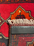26599 - Khal Mohammad Afghan Hand-Knotted Authentic/Traditional/Rug/Size: 2'0" x 1'3"