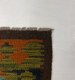 27559 - Kelim Hand-Woven/Flat-Weaved/Afghan Kelim/Carpet Modern/Nomadic Authentic/Size: 9'3" x 6'4"/282cm × 193cm