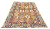 27667 - Kelim Hand-Woven/Flat-Weaved/Afghan Kelim/Carpet Modern/Nomadic Authentic/Size: 9'9" x 6'9"/297cm × 206cm